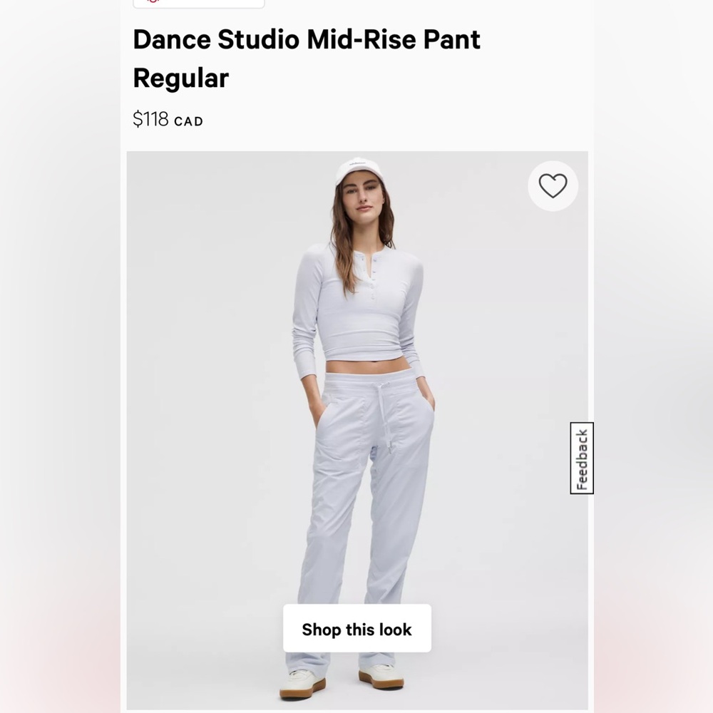 Lululemon Dance studio grey XS Pants